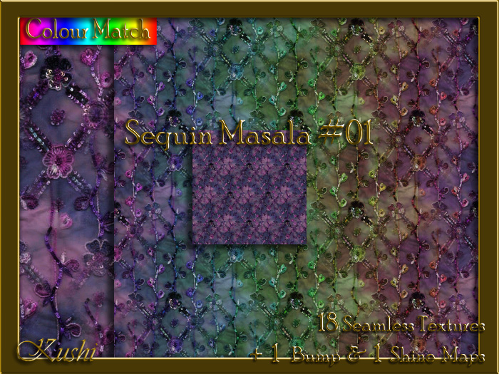 Sequin Masala #01 Texture Pack