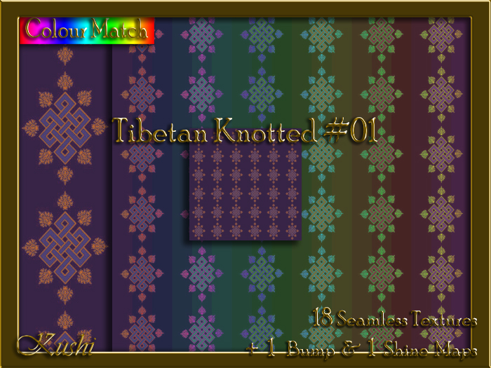 Tibetan Knotted #01 Texture Pack