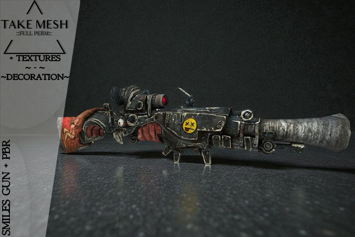 ! TakeMesh - SMILES GUN + PBR