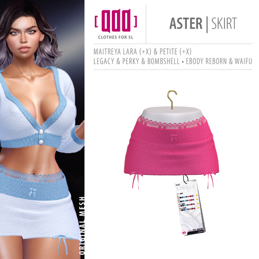 [ADD] Aster Skirt - Pink