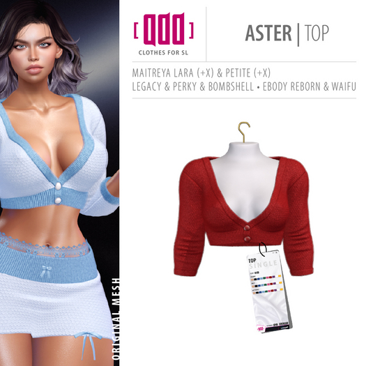 [ADD] Aster Top - Red
