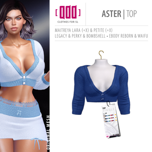 [ADD] Aster Top - Blue