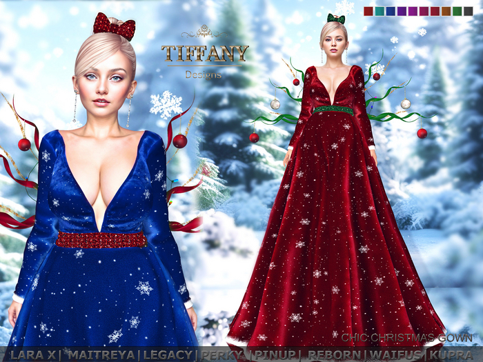 ::TD:: Chic Christmas Gown