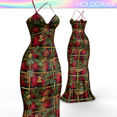 Christmas Grid Gown Reborn