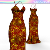 Red Gold Gown Reborn