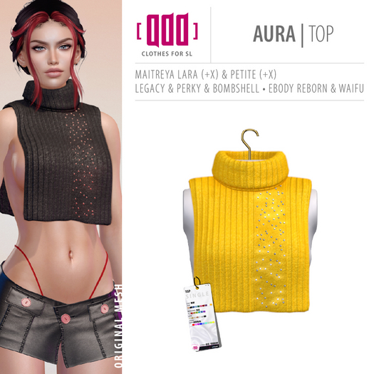 [ADD] Aura Top - Yellow