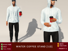 [M-Pose] Winter Coffee Stand 1+2