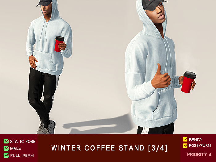 [M-Pose] Winter Coffee Stand 3+4