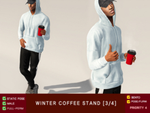 [M-Pose] Winter Coffee Stand 3+4