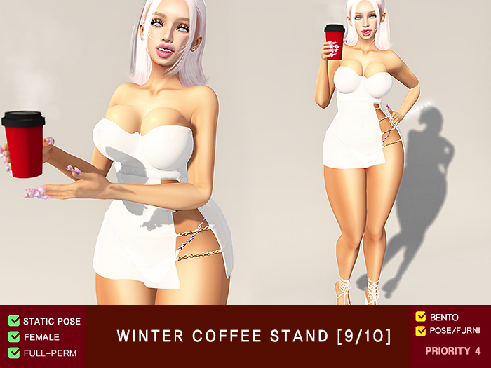 [F-Pose] Winter Coffee Stand 9+10