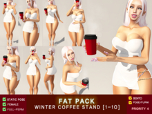 [FATPACK] (F) Winter Coffee Stand 1-10