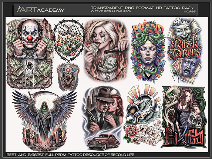 @PAA - Tattoo Texture Pack 1786