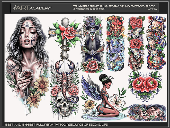 @PAA - Tattoo Texture Pack 1790