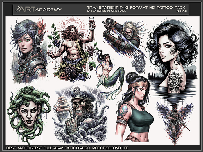 @PAA - Tattoo Texture Pack 1791