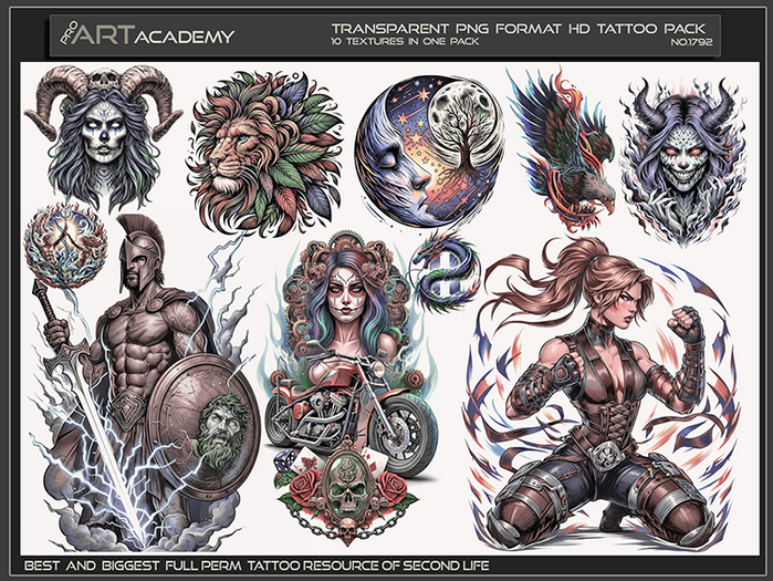@PAA - Tattoo Texture Pack 1792
