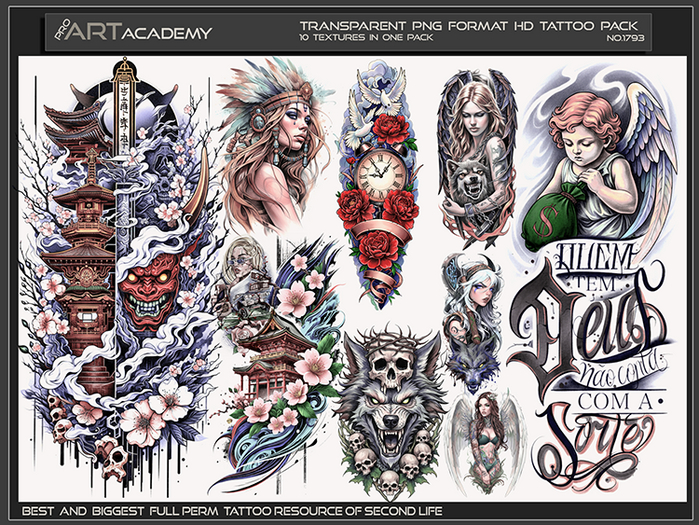 @PAA - Tattoo Texture Pack 1793