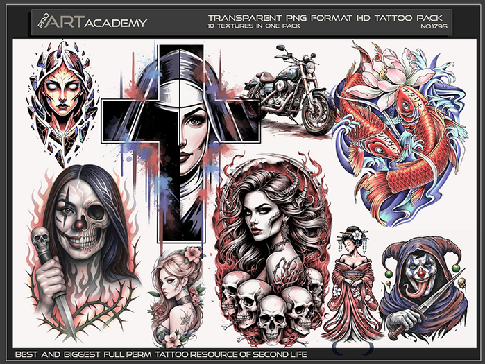 @PAA - Tattoo Texture Pack 1795