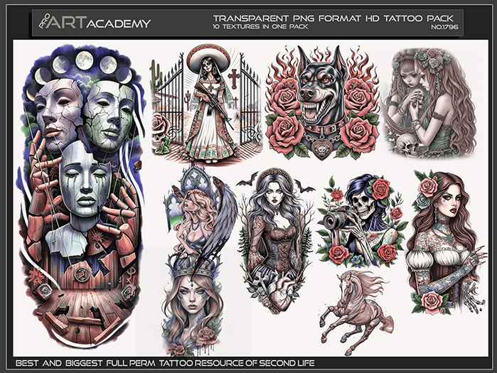 @PAA - Tattoo Texture Pack 1796