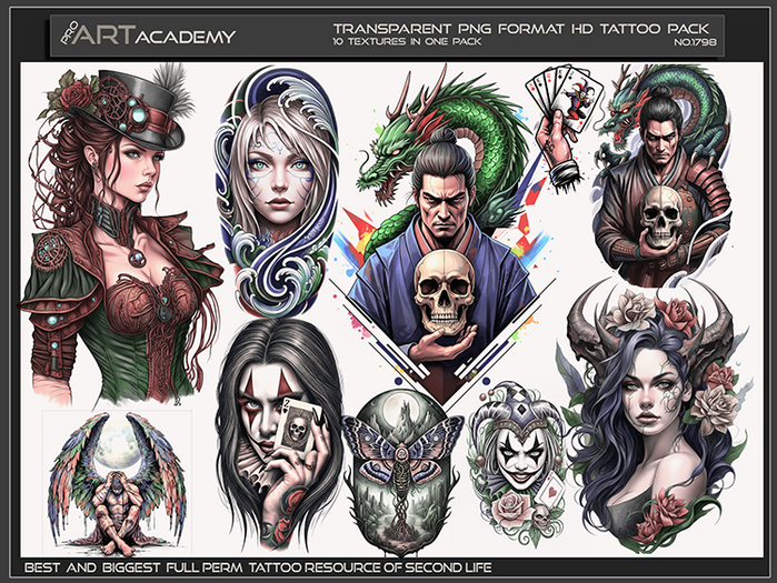 @PAA - Tattoo Texture Pack 1798