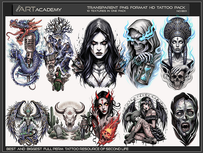 @PAA - Tattoo Texture Pack 1801