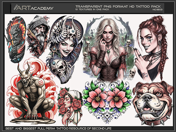 @PAA - Tattoo Texture Pack 1803
