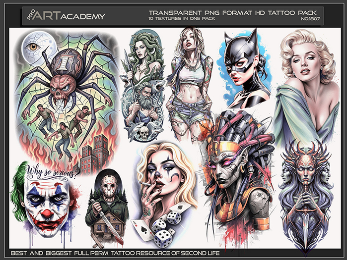 @PAA - Tattoo Texture Pack 1807