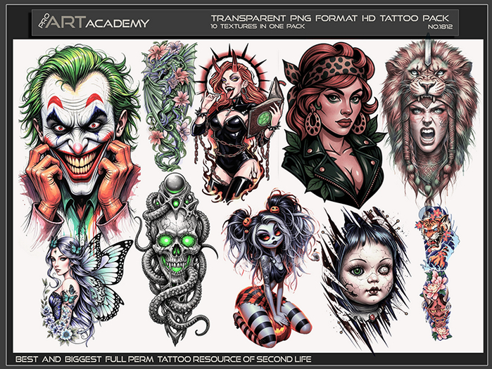 @PAA - Tattoo Texture Pack 1812