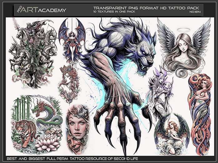 @PAA - Tattoo Texture Pack 1814