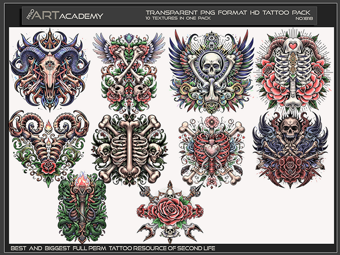 @PAA - Tattoo Texture Pack 1818