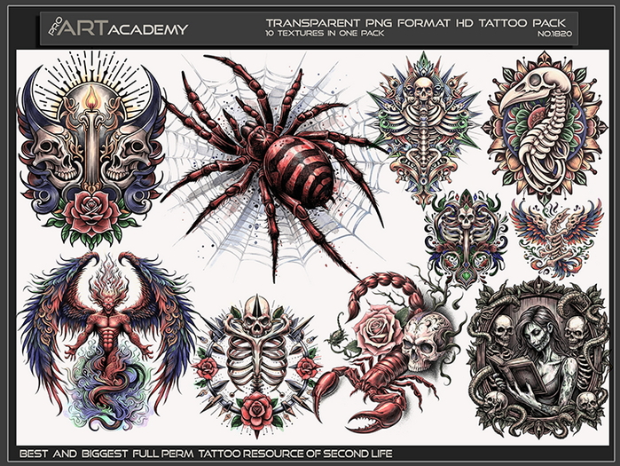 @PAA - Tattoo Texture Pack 1820