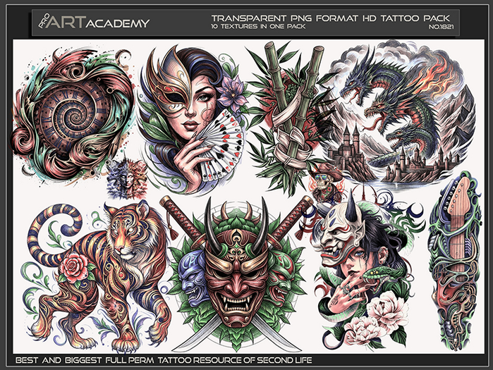 @PAA - Tattoo Texture Pack 1821