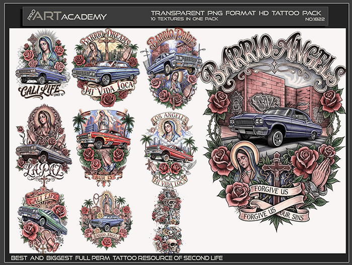 @PAA - Tattoo Texture Pack 1822