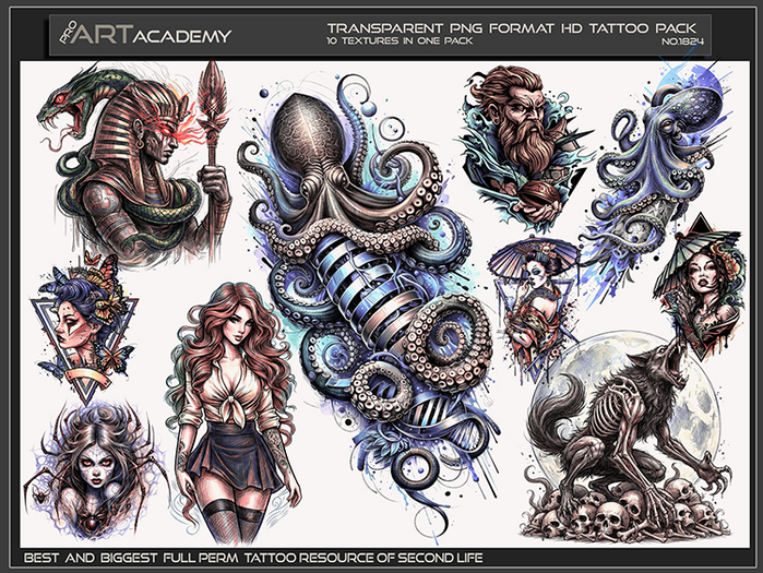 @PAA - Tattoo Texture Pack 1824