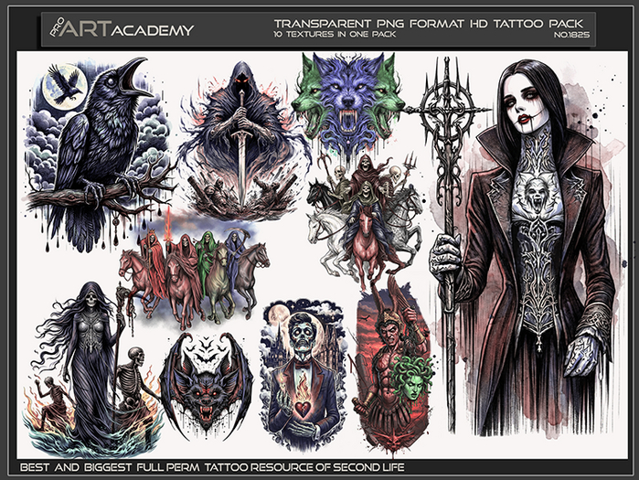 @PAA - Tattoo Texture Pack 1825