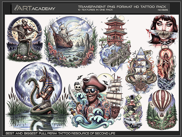 @PAA - Tattoo Texture Pack 1826