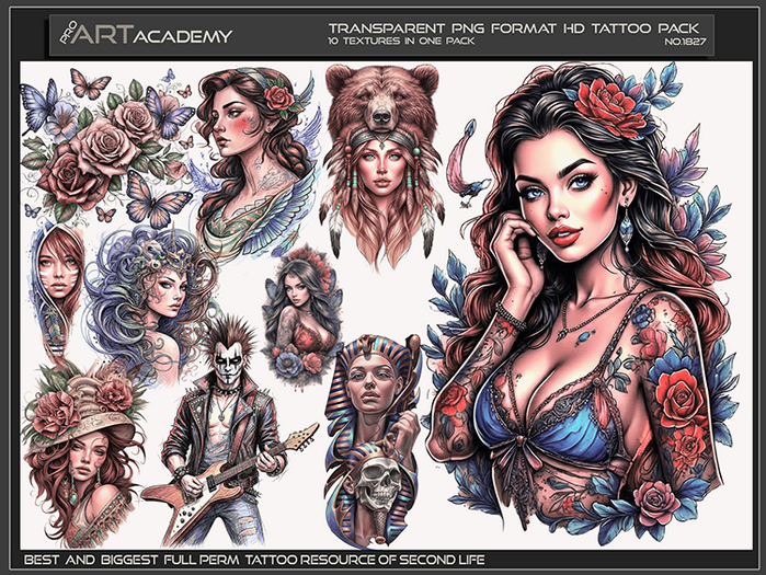 @PAA - Tattoo Texture Pack 1827