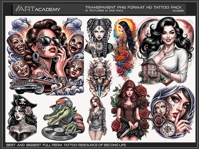 @PAA - Tattoo Texture Pack 1828