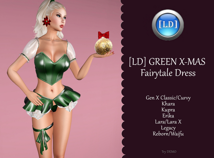 [LD] GREEN X-MAS Fairytale Dress