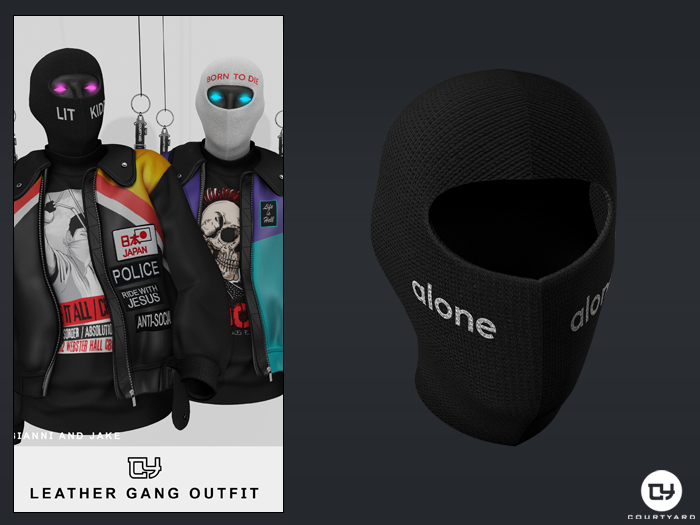 '' COURTYARD '' GANG MASK - ALONE
