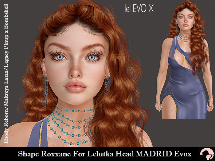 Shape  Roxxane  For Lelutka Head MADRID Evox