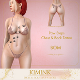 .:KIMINK.: Paw Steps Tattoo BOM