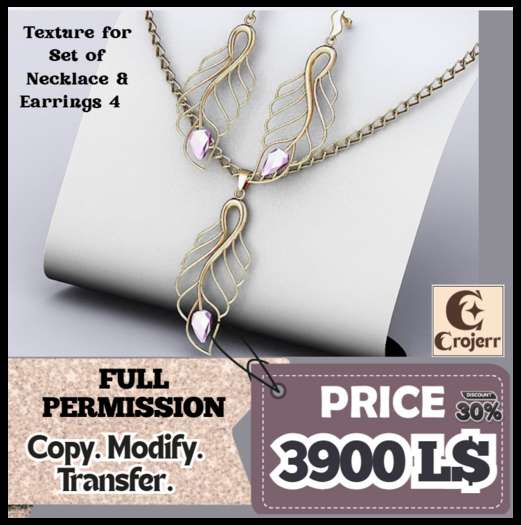 LuxeGem Texture Pack – Full Perm Jewelry Set Enhancer