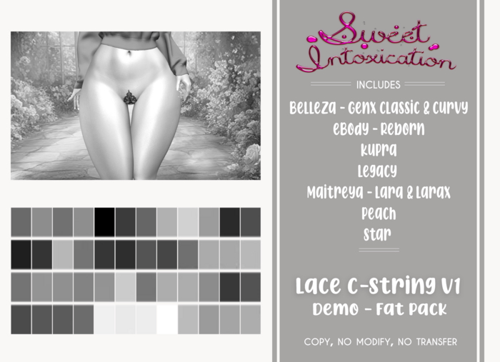 ::Sweet Intoxication:: Lace C-String V1 - FP Demo