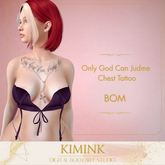 .:KIMINK.: Only God Can Judge Me Tattoo BOM