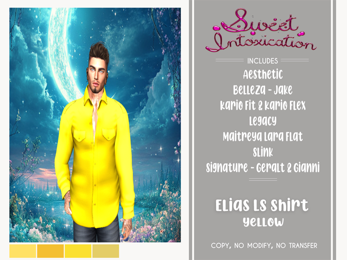 ::Sweet Intoxication:: Elias LS Shirt - Yellow