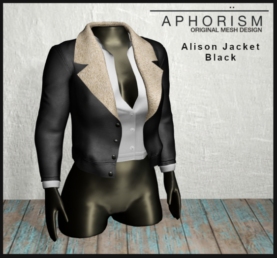 !APHORISM! - Alison Jacket Black