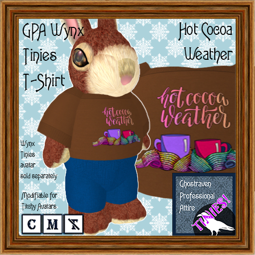 GPA Wynx Tinies T-Shirt - Hot Cocoa Weather Print