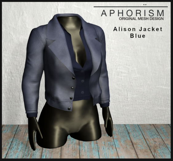 !APHORISM! - Alison Jacket Blue