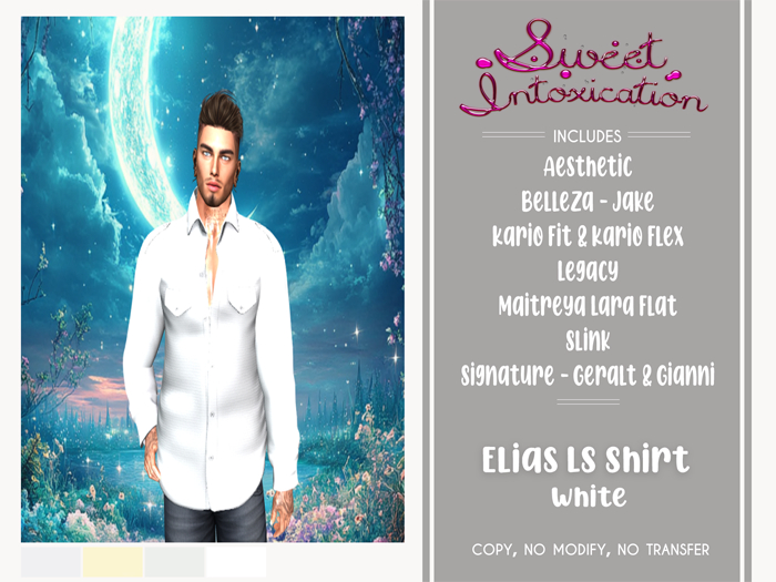 ::Sweet Intoxication:: Elias LS Shirt - White