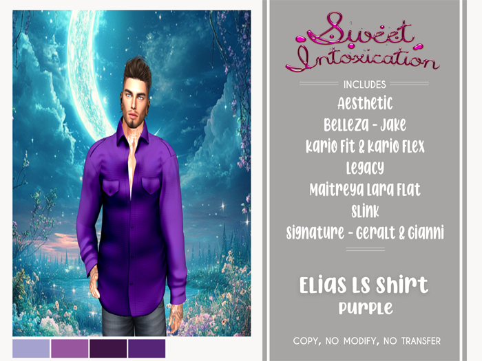 ::Sweet Intoxication:: Elias LS Shirt - Purple